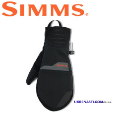 Перчатки-варежки Simms Windstopper Foldover Mitt Black размер L